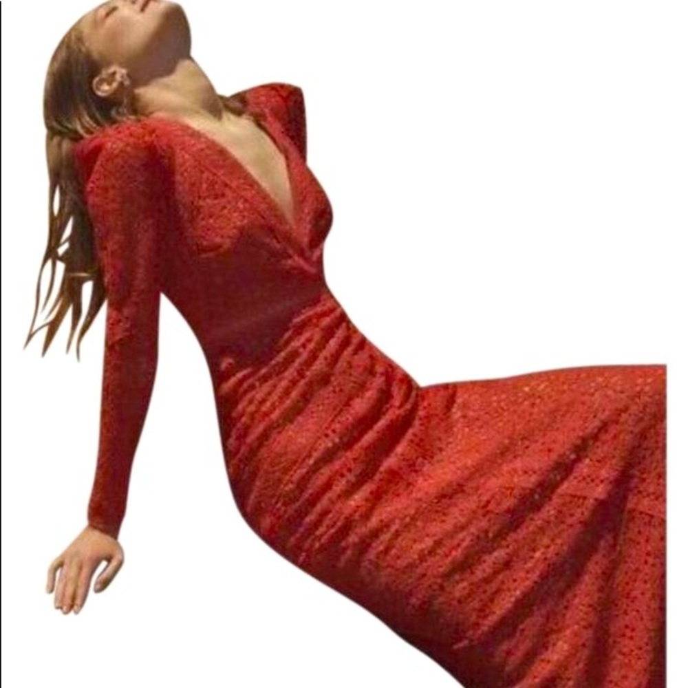 NWT BCBG Red Lace Dress ❤️ Perfect Valentines Dress!